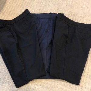 3 pairs GAP Slim Crop Pant 6T, 2 Black 1 Navy
